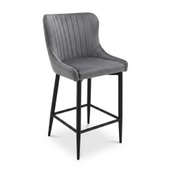 Maria Barstool Grey Velvet